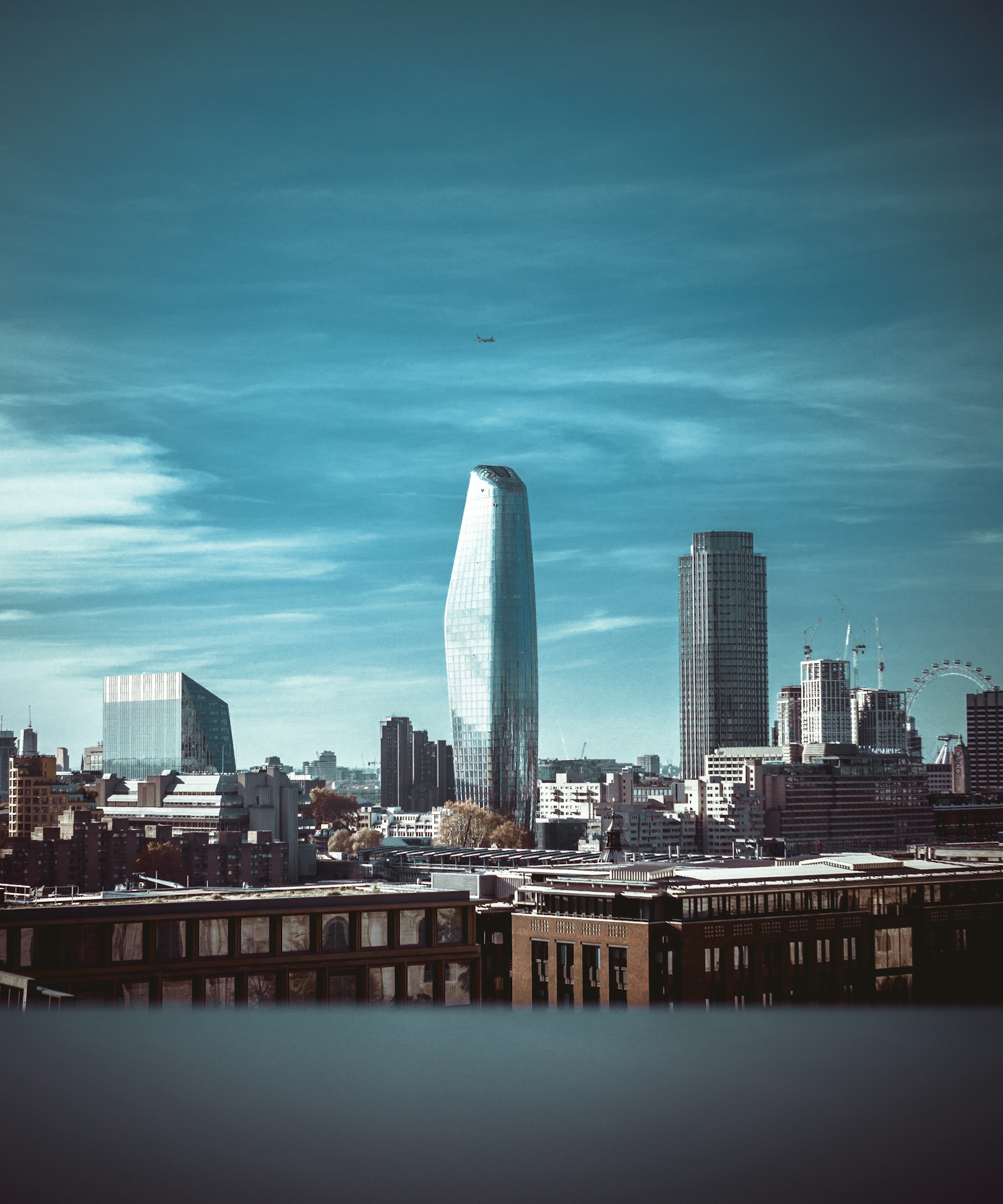 London skyline and business district